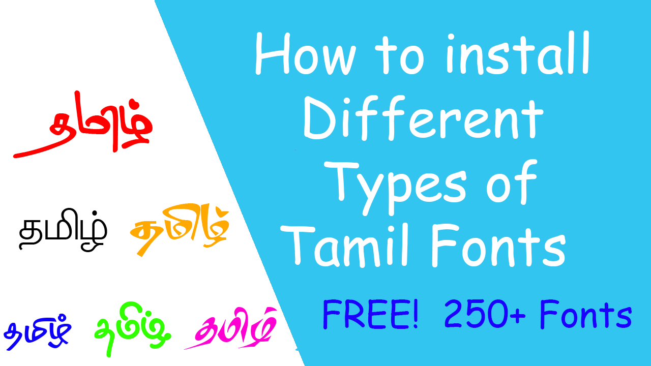 microsoft tamil font free download